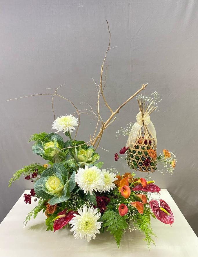 Luxury table flower arrangement