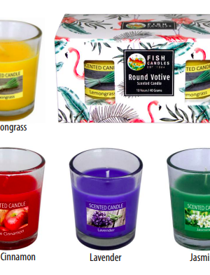 Scented Votive Glass Candle