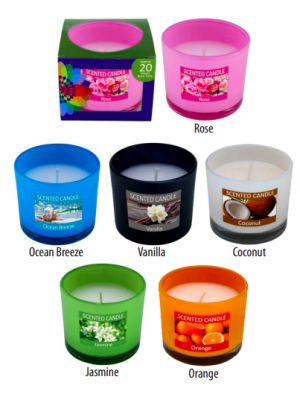 Decorative Murphy Glass Jar Scented Candle