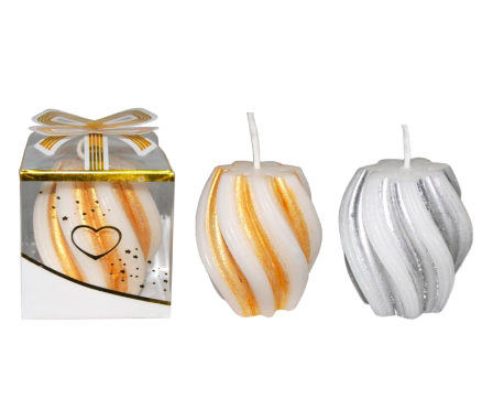 Decorative Swirl Votive Candle
