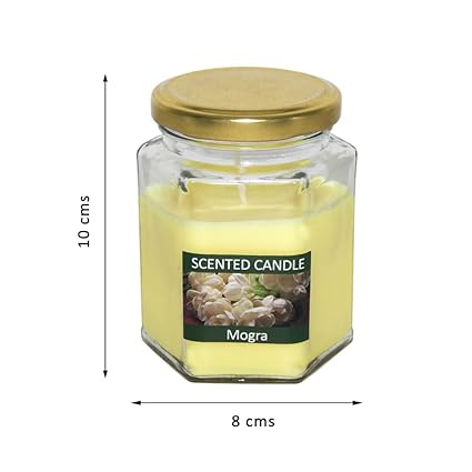 mogra jar candle size