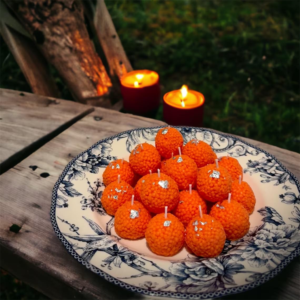 Motichoor Laddoo Candle