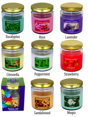 Scented Salsa Jar Candle