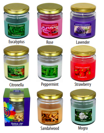 Scented Salsa Jar Candle