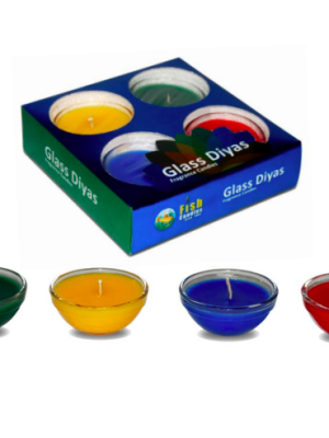 Glass Diya Candle