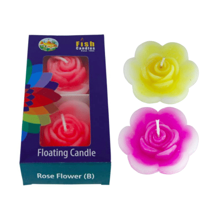 rose floating candle