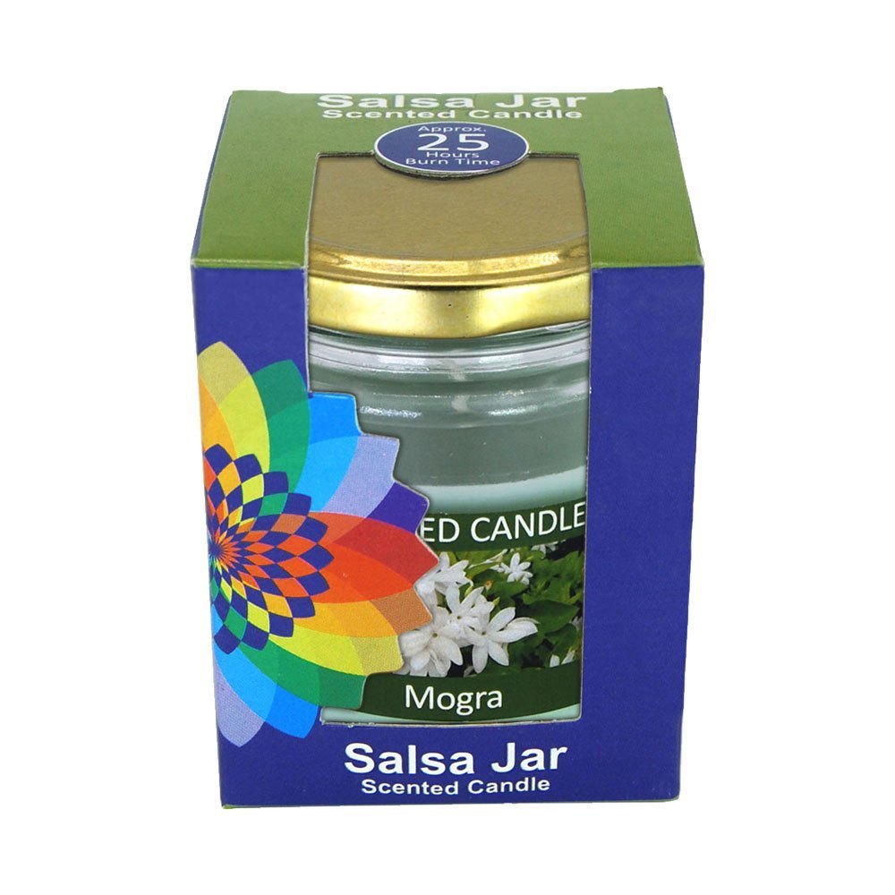 mogra scented candle