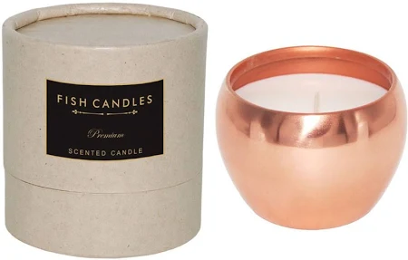 Premium soy metallic candle