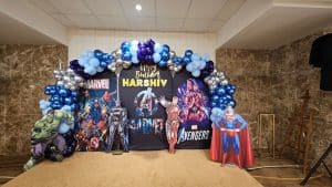 Superhero Theme Birthday Decoration